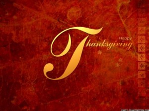 Thanks Giving Red Wallpaper