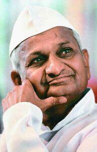 Anna Hazare fasting
